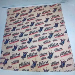 Vtg. Bull Durham Handkerchief bandana scarf Western Yellowstone